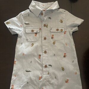 Baby 6 Months Safari Animal Onesie